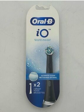 Brand New & Sealed - Oral B iO Ultimate Clean Replacement Brush Heads - 2 Count